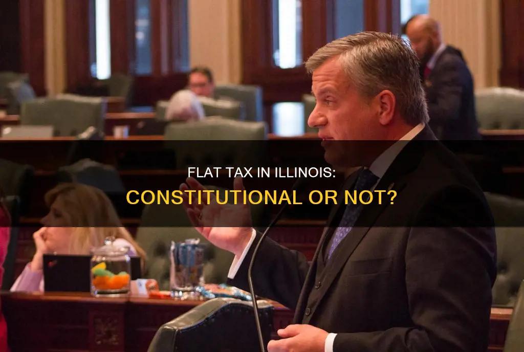 is the flat tax in the illinois constitution