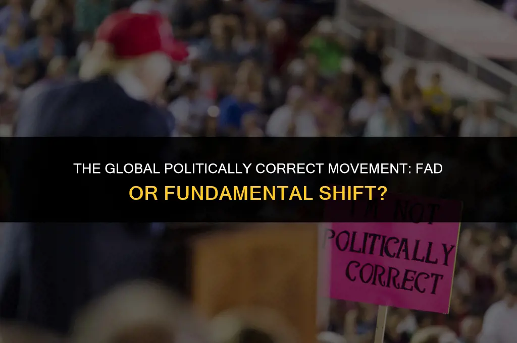 is the global politically correct movement a fad