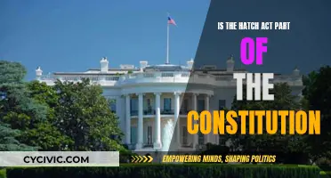 Hatch Act: Constitutional Amendment or Just a Law?