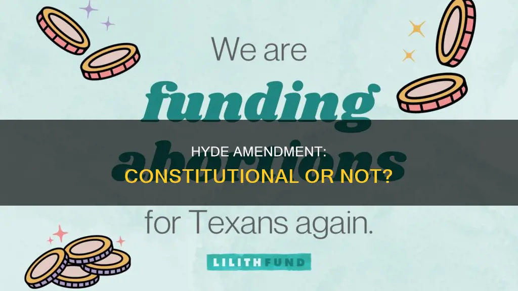 is the hyde amendment constitutional