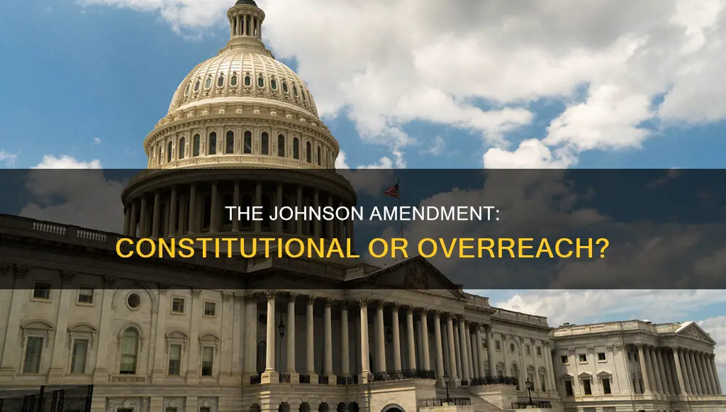 is the johnson amendment constitutional