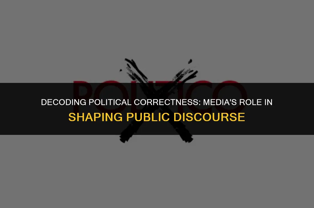 is the media using political correct