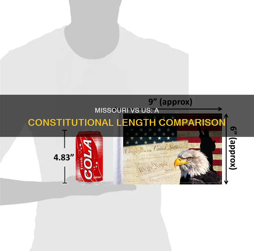 is the missouri constitution longer than the us constitution