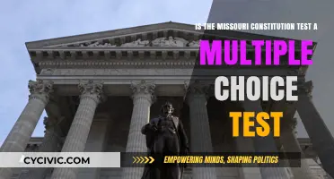 Missouri Constitution Test: Multiple Choice Exam?
