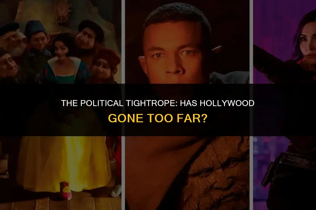 is the movie industry being to politically correct