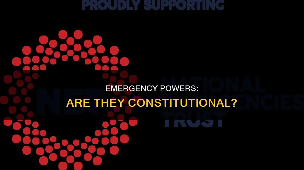 is the national emergency act in the constitution