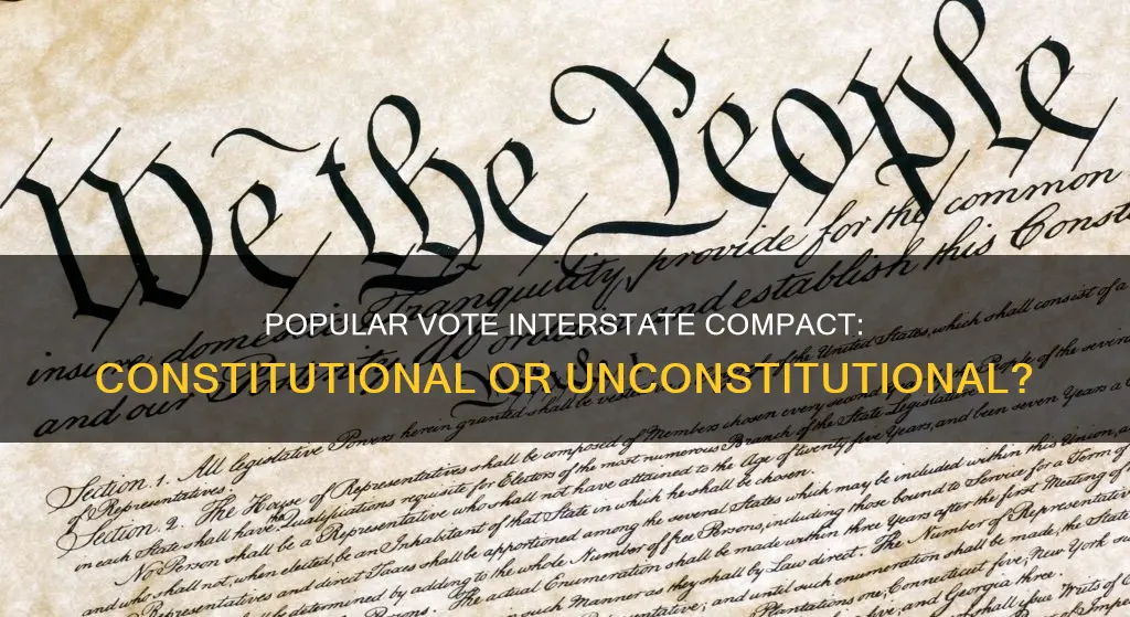 is the national popular vote interstate compact constitutional