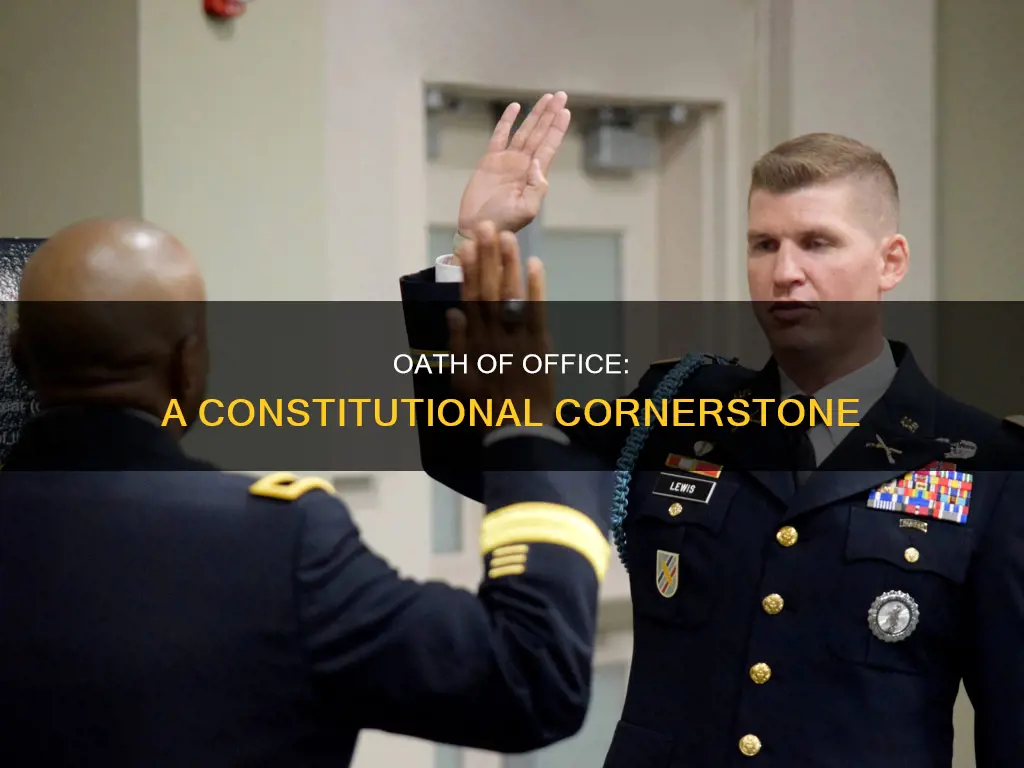 is the oath of office in the constitution