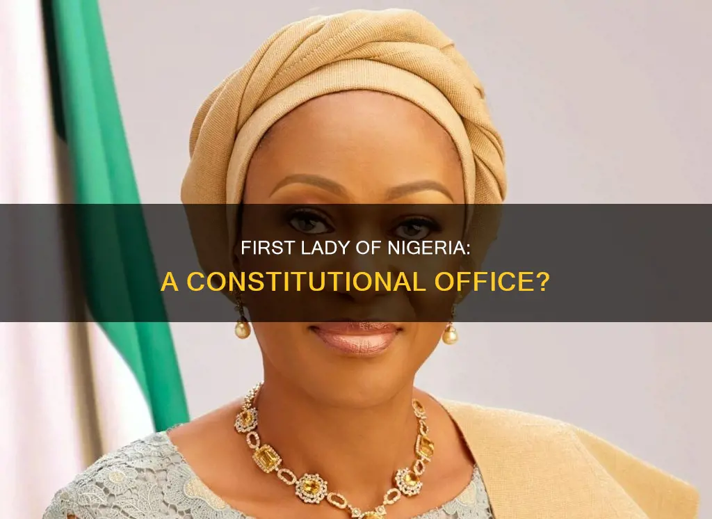 is the office of the first lady of nigeria constitution