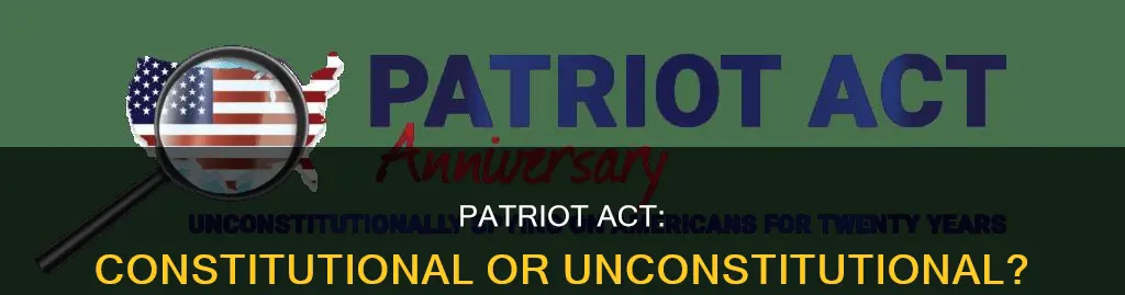 is the patriot act part of the constitution