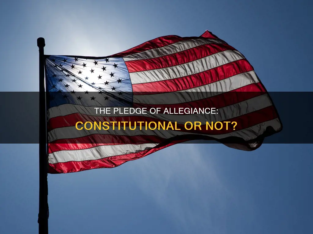 is the pledge of allegiance part of the constitution