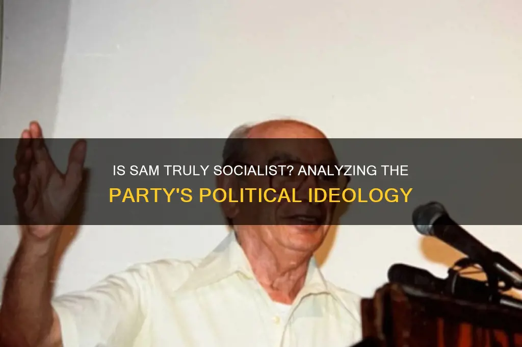 is the political party sam socialism