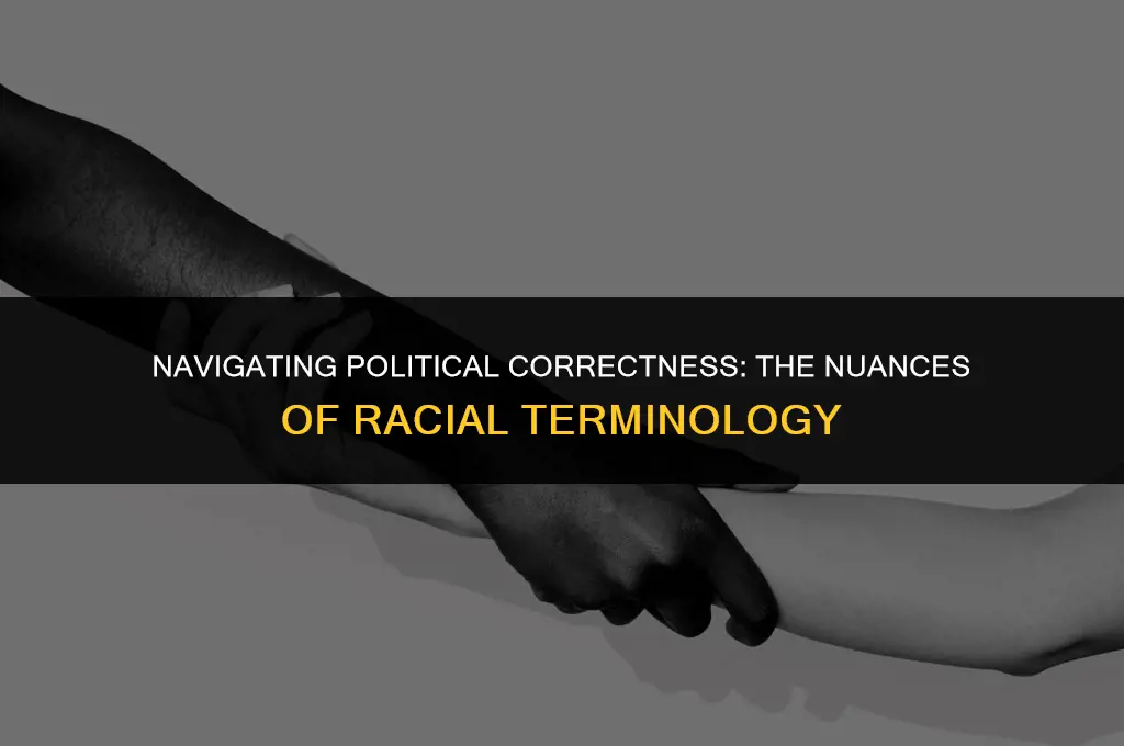 is the politically correct to call someone black