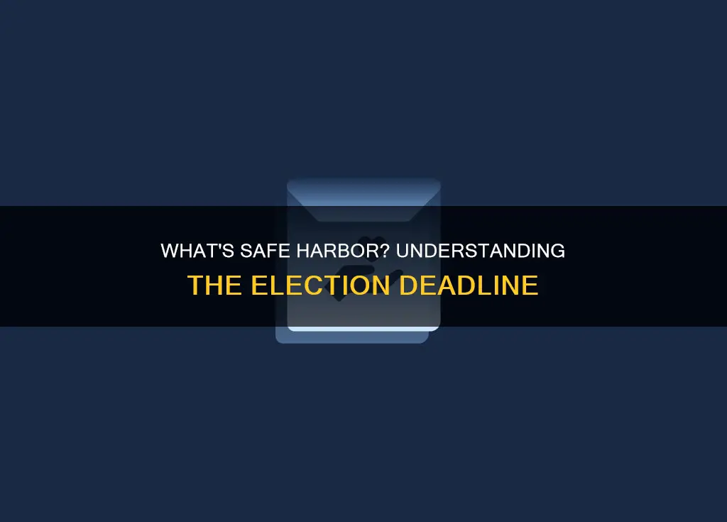 is the safe harbor deadline in the constitution
