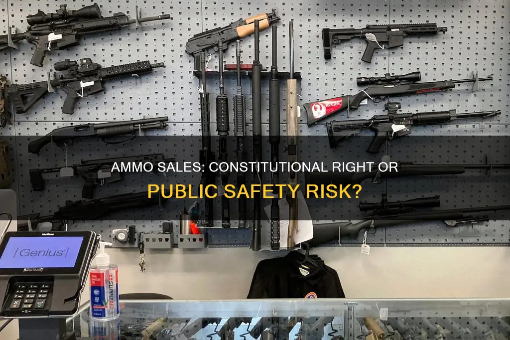 is the sale of ammo protected by the constitution