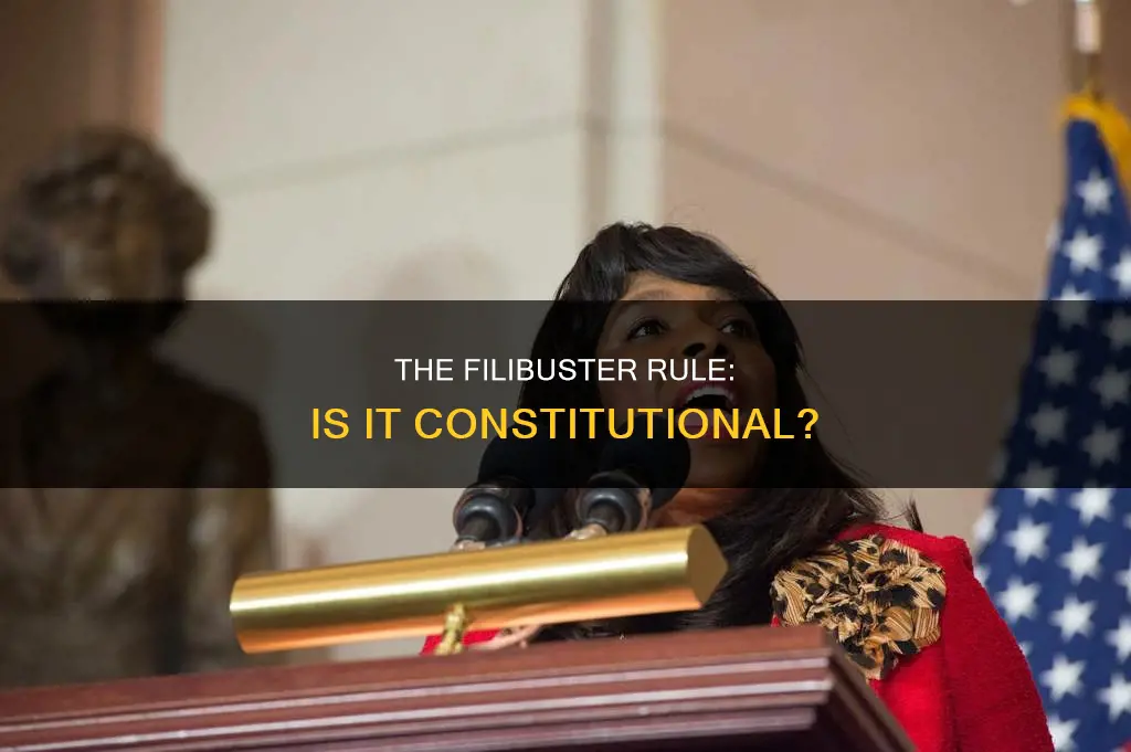 is the senate filibuster rule in the constitution