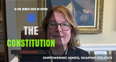 Senate Oath of Office: Where's the Constitution?