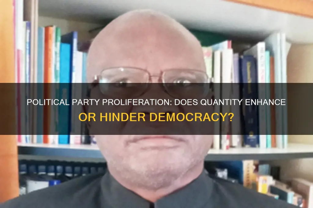 is the solution more political parties or less