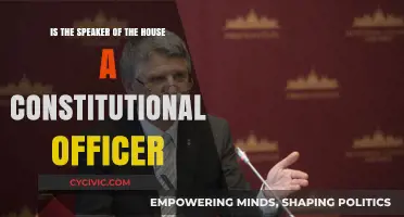 Who Is a Constitutional Officer? Speaker of the House