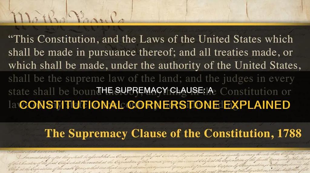 is the supremacy clause part of the constitution