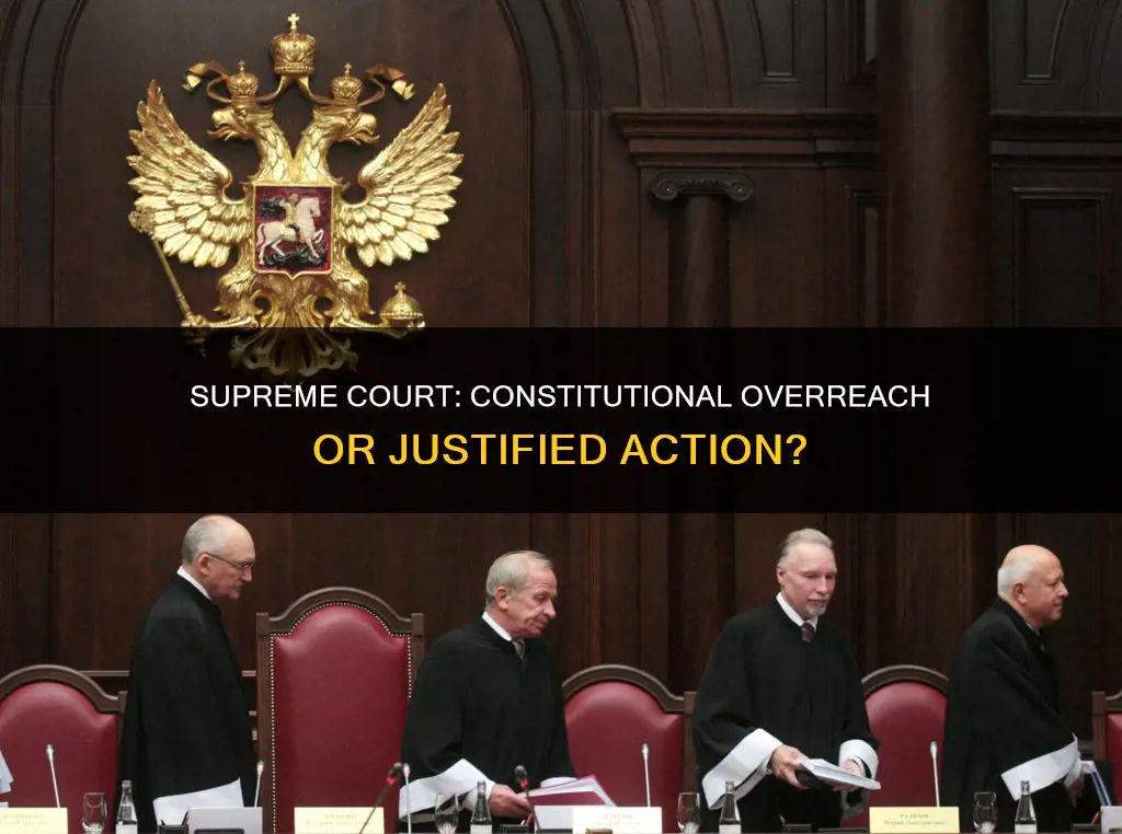 is the supreme court acting within its constitutional ambit newsline
