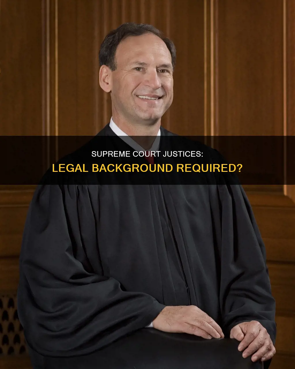 is the supreme court justice constitutionally requires a legal background