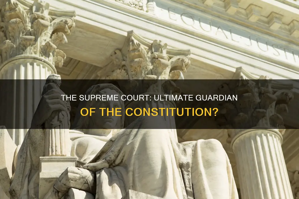 is the supreme court the final arbiter of the constitution
