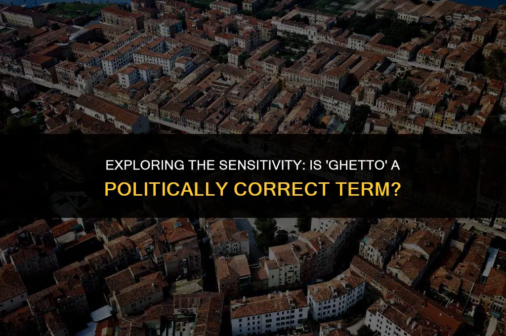 is the term ghetto politically correct