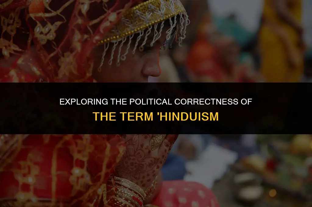 is the term hinduism politically correct