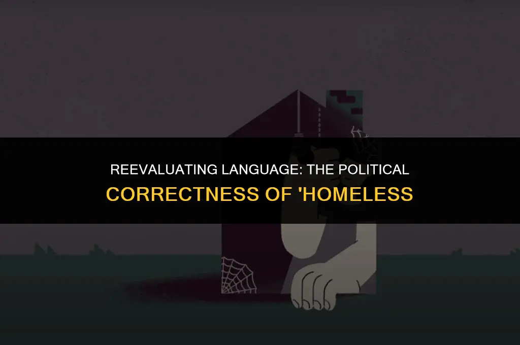 is the term homeless politically correct
