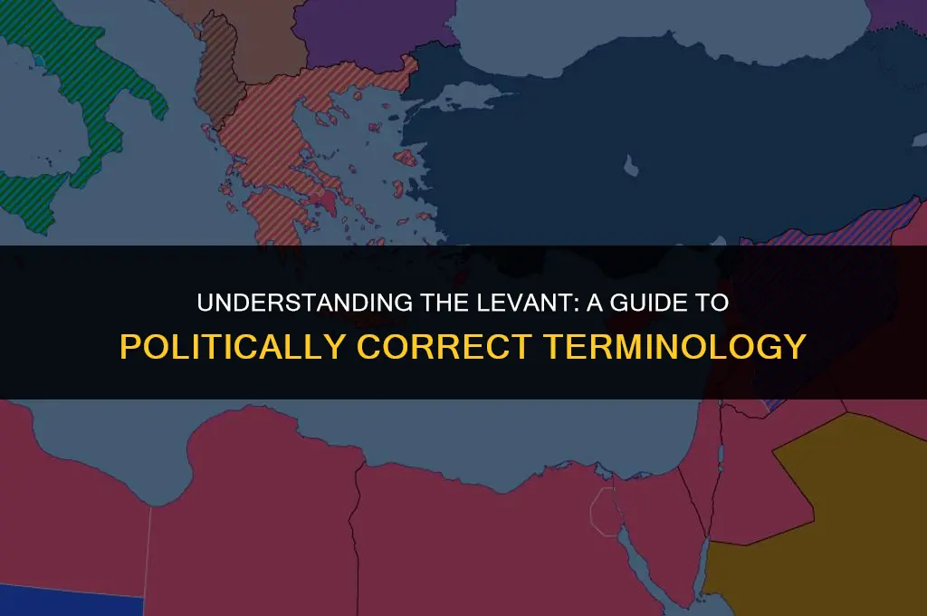 is the term levant politically correct