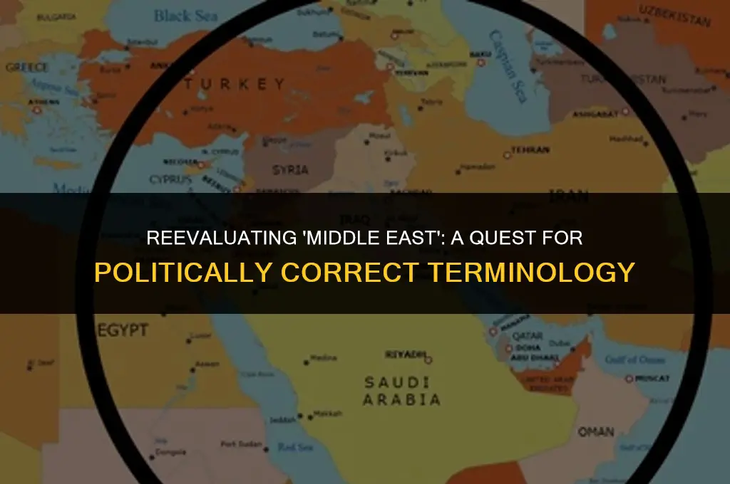 is the term middle east politically correct