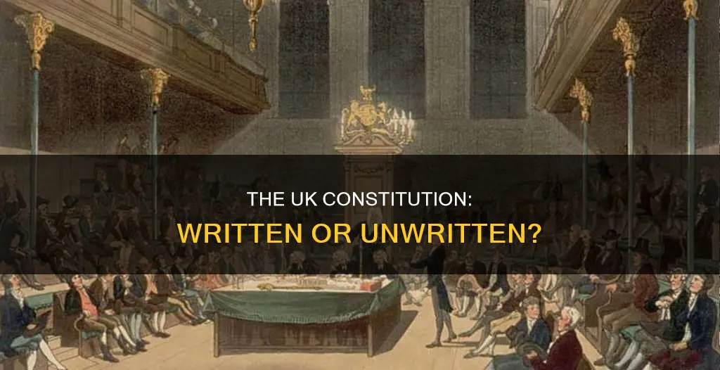 is the uk constitution written or unwritten