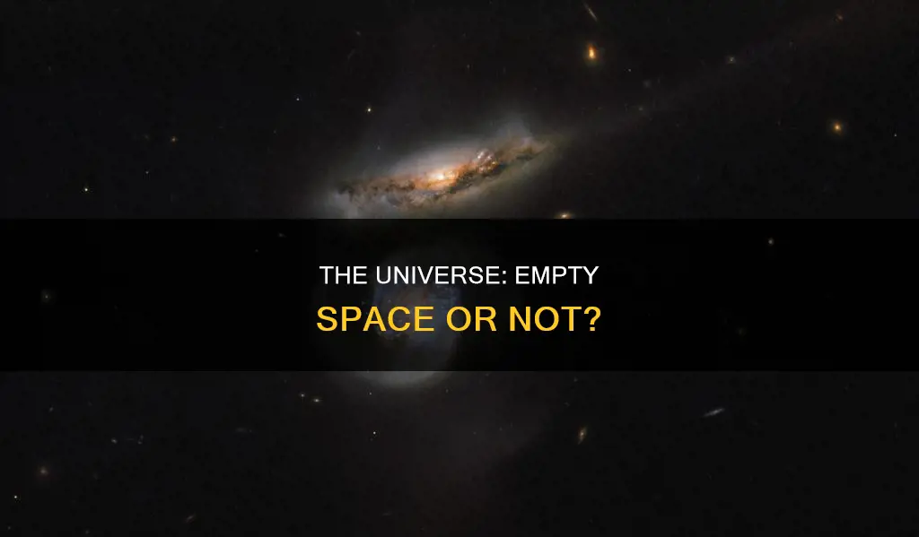 is the universe mainly constituted of empty space