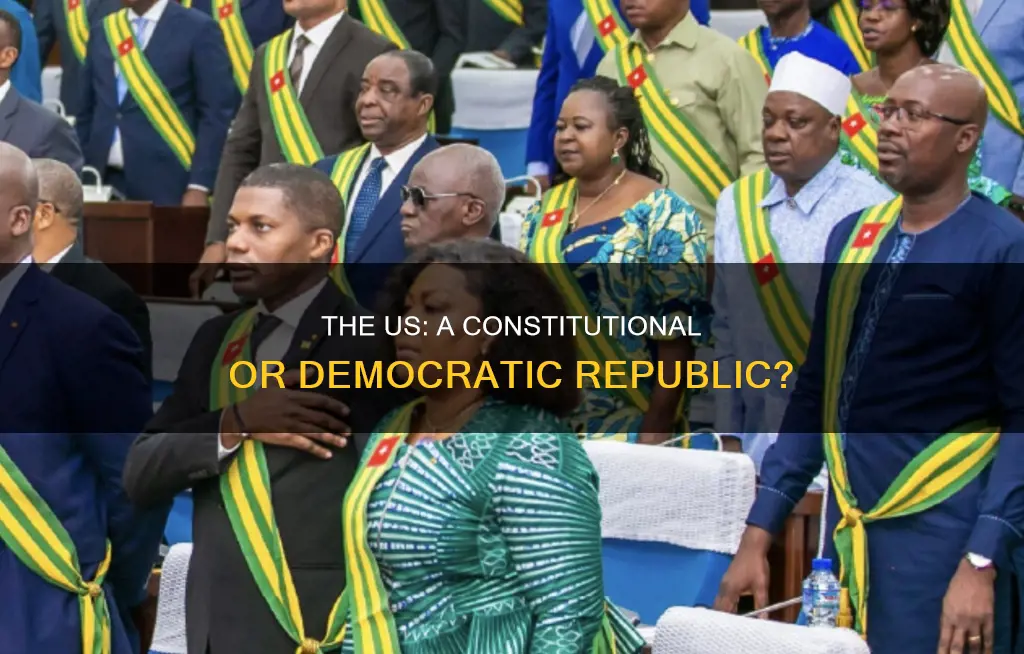 is the us a constitutional republic or a democratic republic