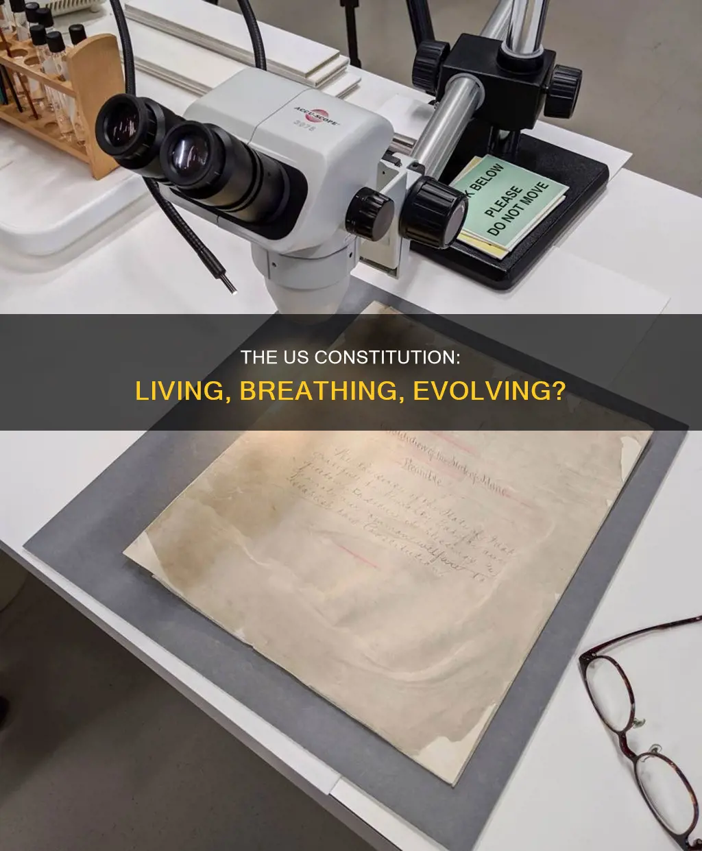 is the us constitution a living breathing document