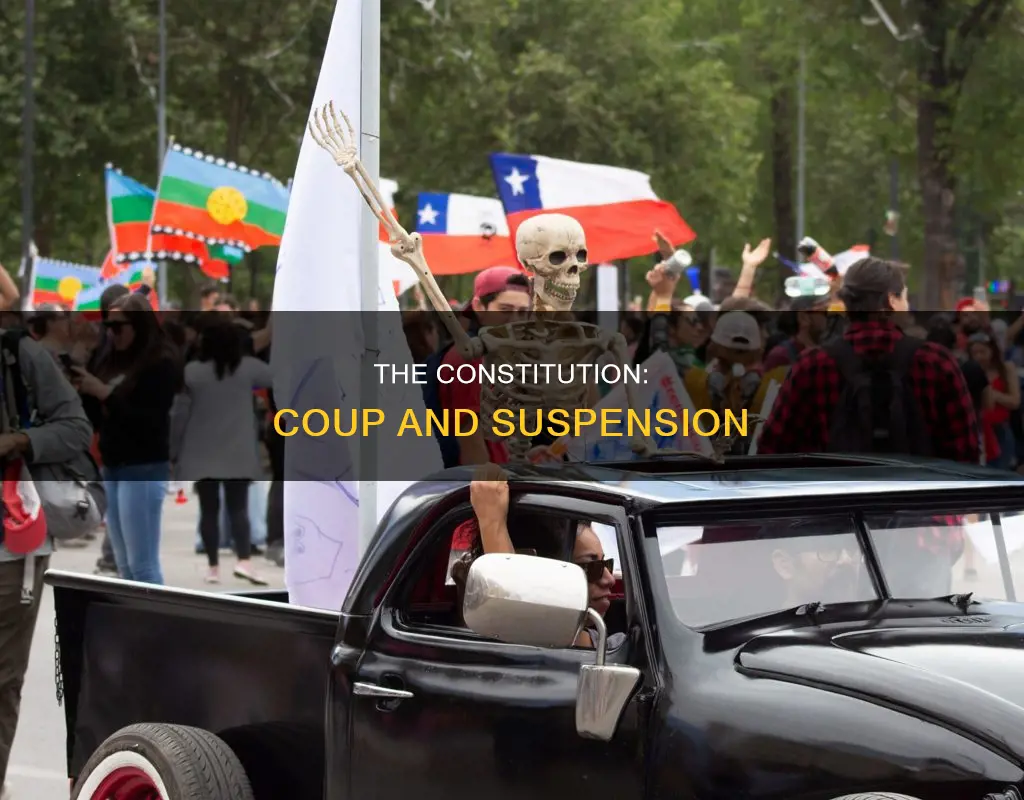is the us constitution suspended during a coup