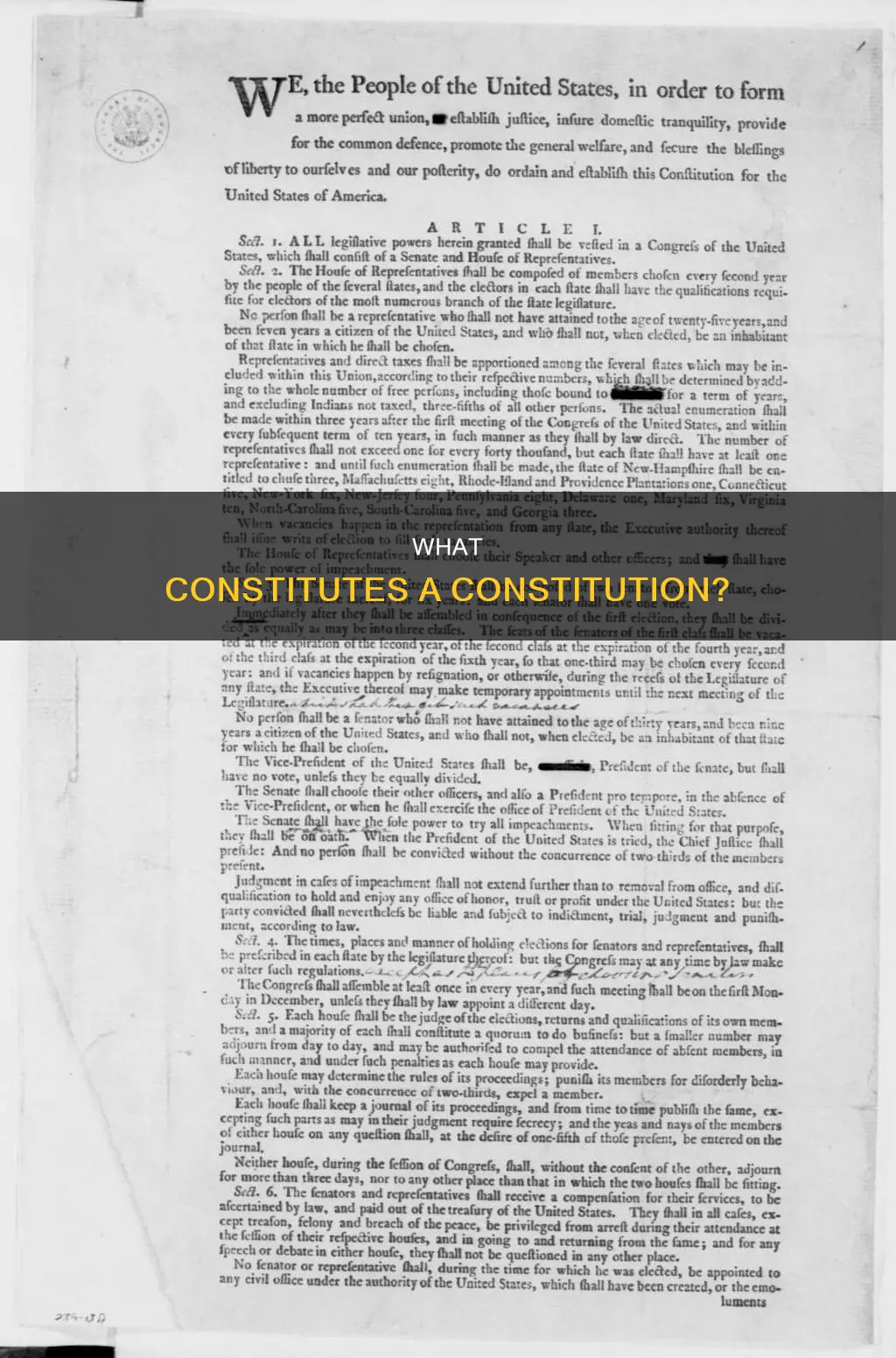 is the us constitution the only in the world