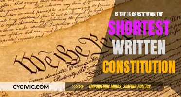 The US Constitution: Shortest or Not?