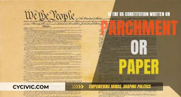 The US Constitution: Parchment or Paper?