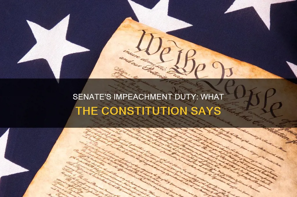 is the us senate constitutionally required to accept impeachment charges