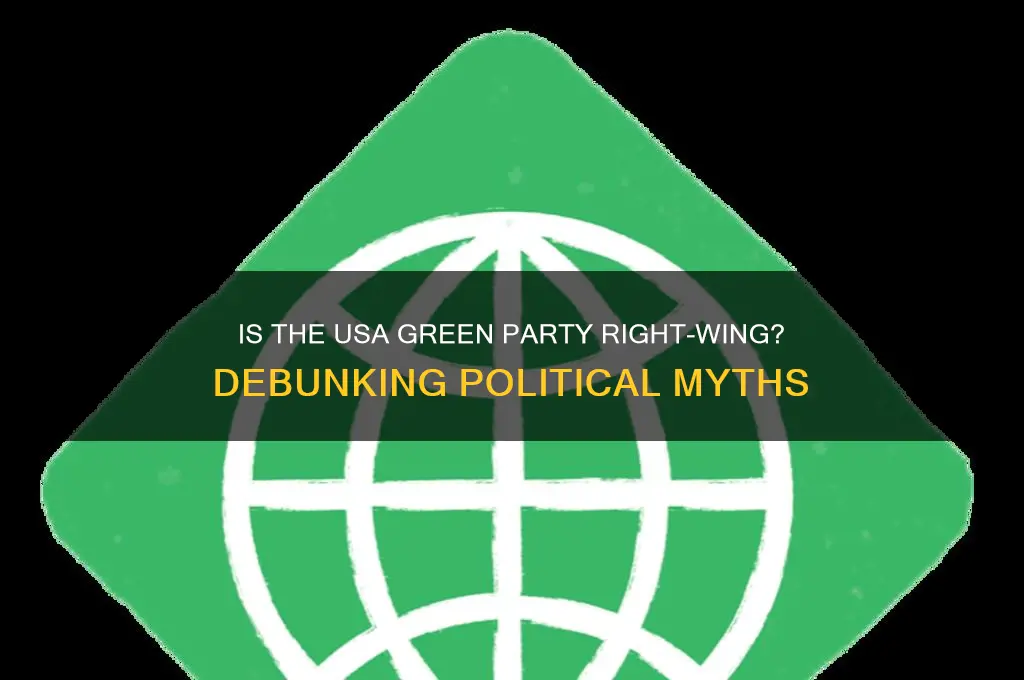 is the usa green party in the political right