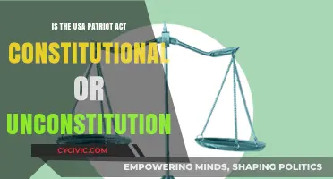 Patriot Act: Constitutional or Unconstitutional?