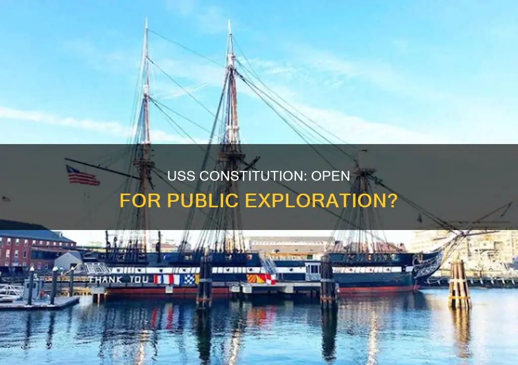 is the uss constitution open to the public