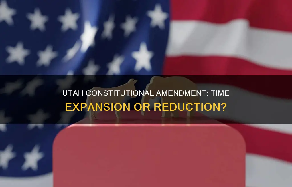 is the utah constitutional amendment a increasing or decreasing timrle