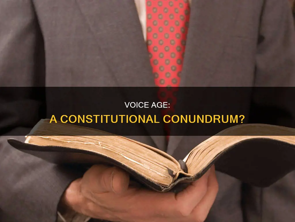 is the voice age a constitutional issue the