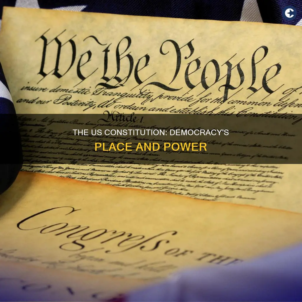 is the word democracy found in the us constitution