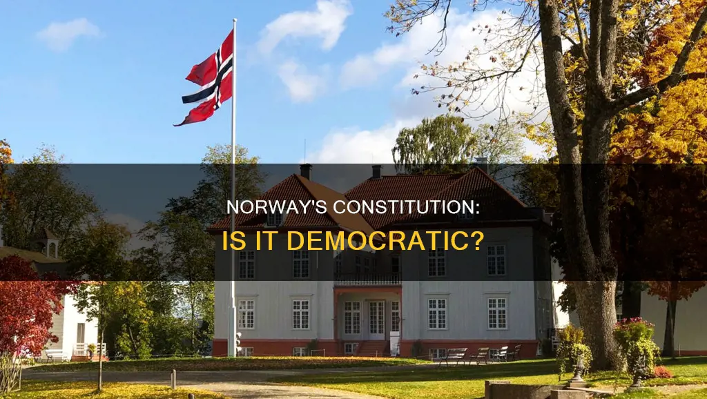 is the word democratic in the norwegian constitution