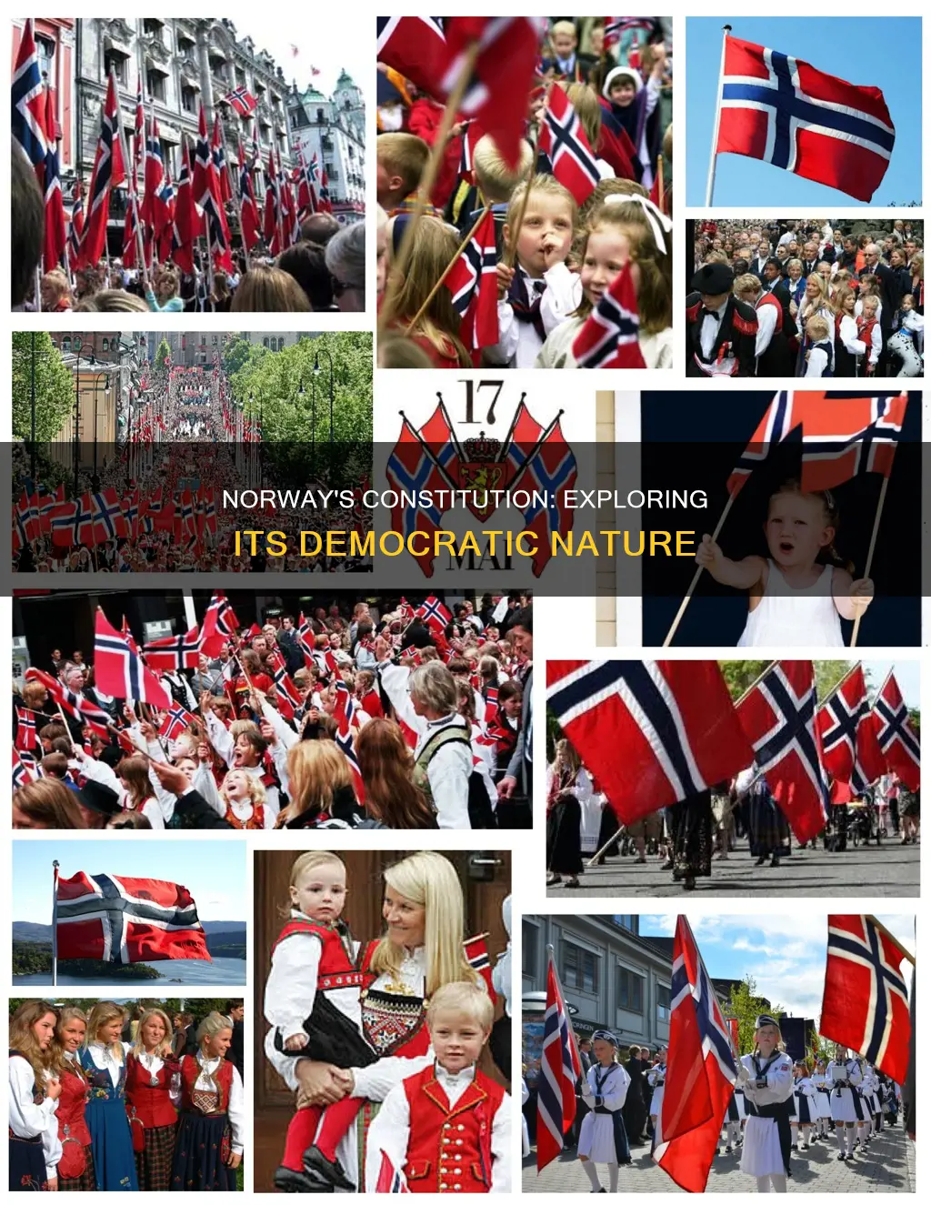 is the word democratic in the norweigan constitution