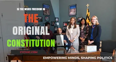 The Constitution's Freedom: Exploring the Original Text